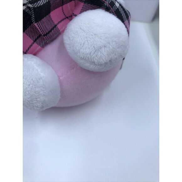 Ty Hello Kitty Plush 6” Stuffed Animal Pink Plaid Bow Dress Soft Toy By Sanrio - Picture 13 of 13